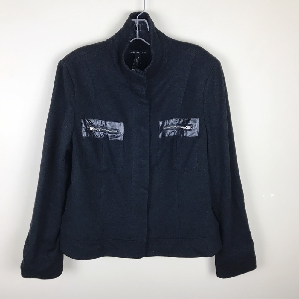 Chico’s Black Label Zip Jacket Bonber size 2 XL